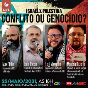 Metalúrgicos do ABC realizam live “Israel X Palestina: Conflito ou Genocídio?” nesta terça (25)