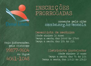  Inscrições prorrogadas para cursos na Escola “Dona Lindu”