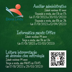 <strong>Escola “Dona Lindu” está com inscrições abertas para cursos em parceria com o Senai</strong>