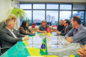 Representantes do Comitê Mundial dos Trabalhadores na Volks da Alemanha visitam Sede dos Metalúrgicos do ABC