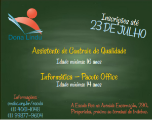 ‘Dona Lindu’ abre inscrições para dois cursos