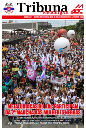 Metalúrgicas do ABC levam voz e resistência à 2ª Marcha das Mulheres Negras em Brasília