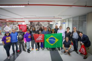 Sindicato recebe dirigentes do SEIU e fortalece articulação internacional