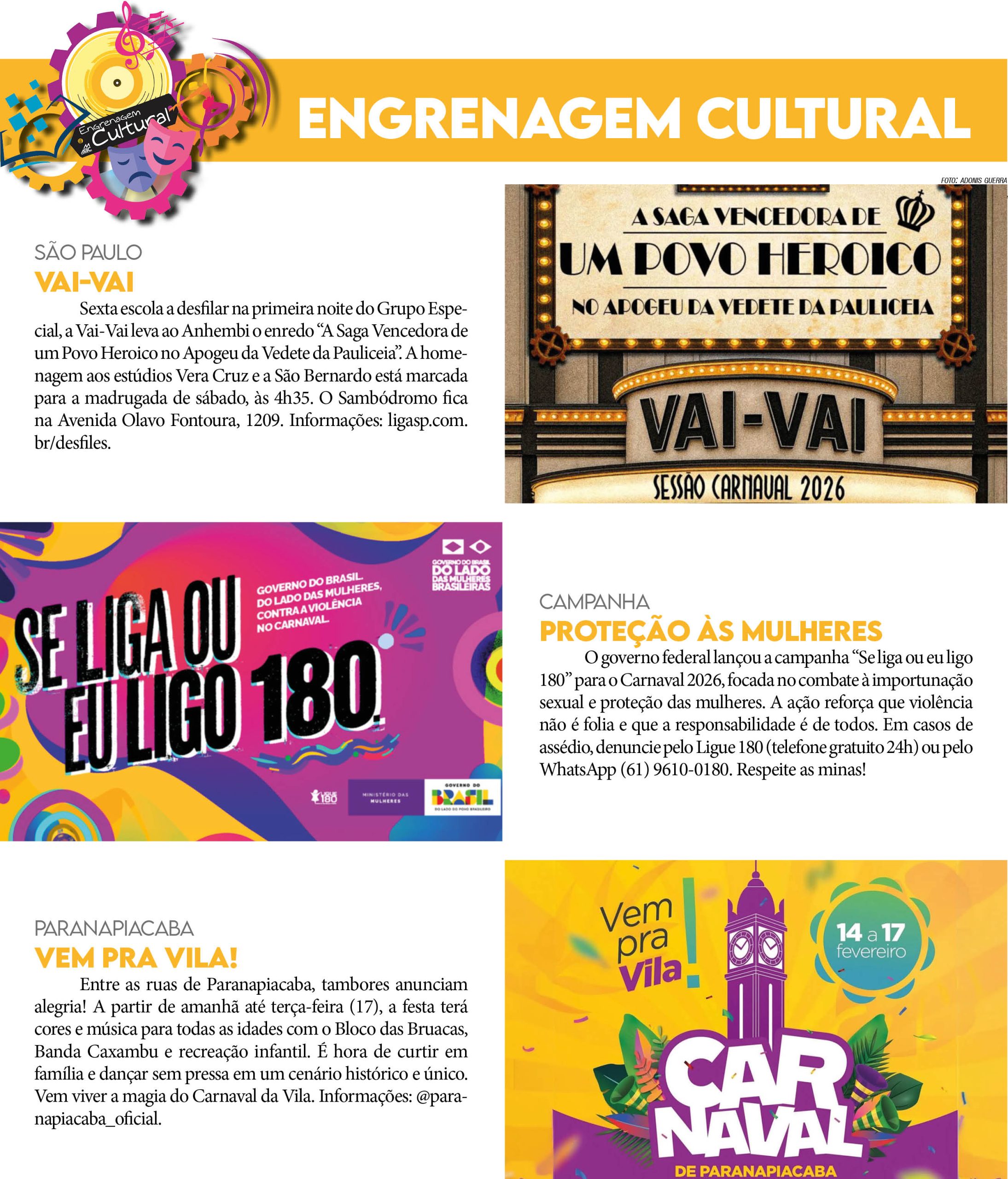 O melhor para seu Fim de Semana.